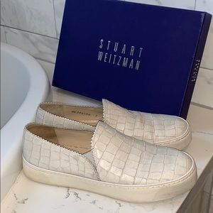 Stuart Weitzman slip on sneakers